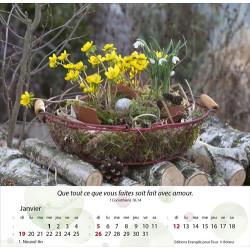 CALENDRIER JARDIN 2025