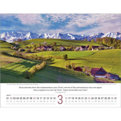 CALENDRIER PAYSAGE SUISSE