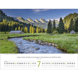 CALENDRIER PAYSAGE SUISSE