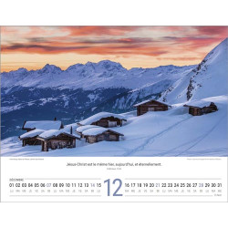 CALENDRIER PAYSAGE SUISSE
