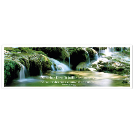 CADRE BOIS  DU ROCHER,DIEU...PS. 78.16 BLANC