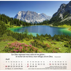 CALENDRIER MONTAGNES 2025