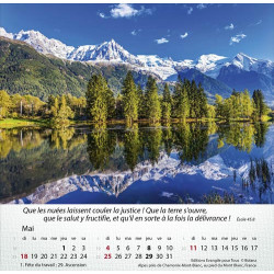 CALENDRIER MONTAGNES 2025
