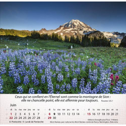 CALENDRIER MONTAGNES 2025