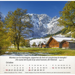 CALENDRIER MONTAGNES 2025