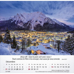 CALENDRIER MONTAGNES 2025