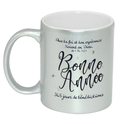MUG DORE / ARGENT BONNE ANNEE
