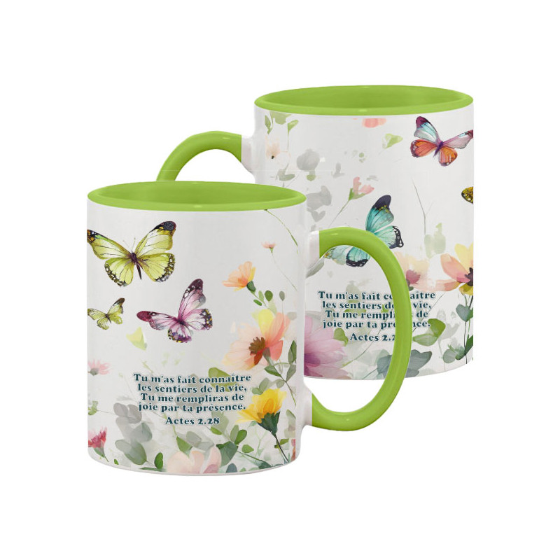 MUG BICOLORE THEME NATURE ACTES 2