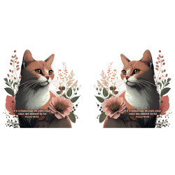 MUG BICOLORE THEME CHAT PS.119
