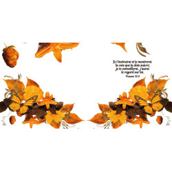 MUG BICOLORE THEME FLORAL PSAUME 32.8