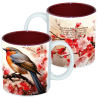 MUG BICOLORE FLORAL OISEAU ACT.2.28