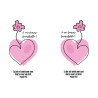 COEUR ROSE FLEURI GOURDE ALU  600 ML