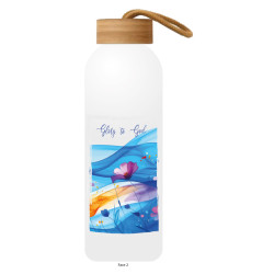 FEMME CHAMP DE FLEURS GOURDE ALU 600 ML