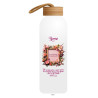 CADRE FLEURI LOVE GOURDE ALU 600 ML