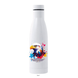TÊTE D'AIGLE COLOREE GOURDE INOX 750 ML