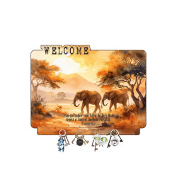CADRE DECOUPE WELCOME PSAUME 91.1