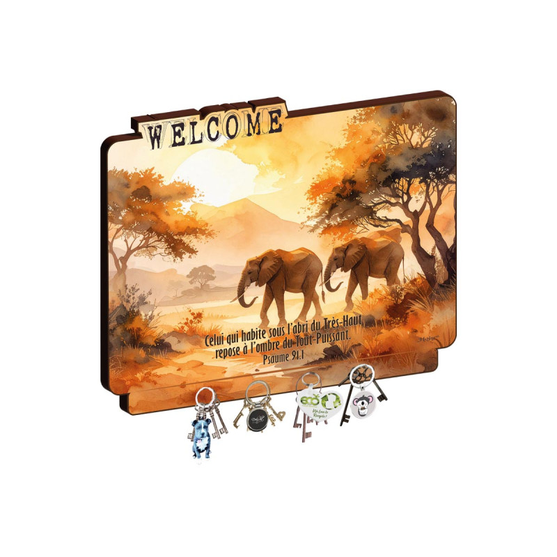 CADRE DECOUPE WELCOME PSAUME 91.1