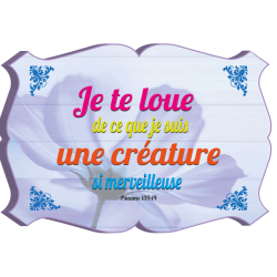 CADRE BOIS STYLE ECUSSON. LAVANDIN