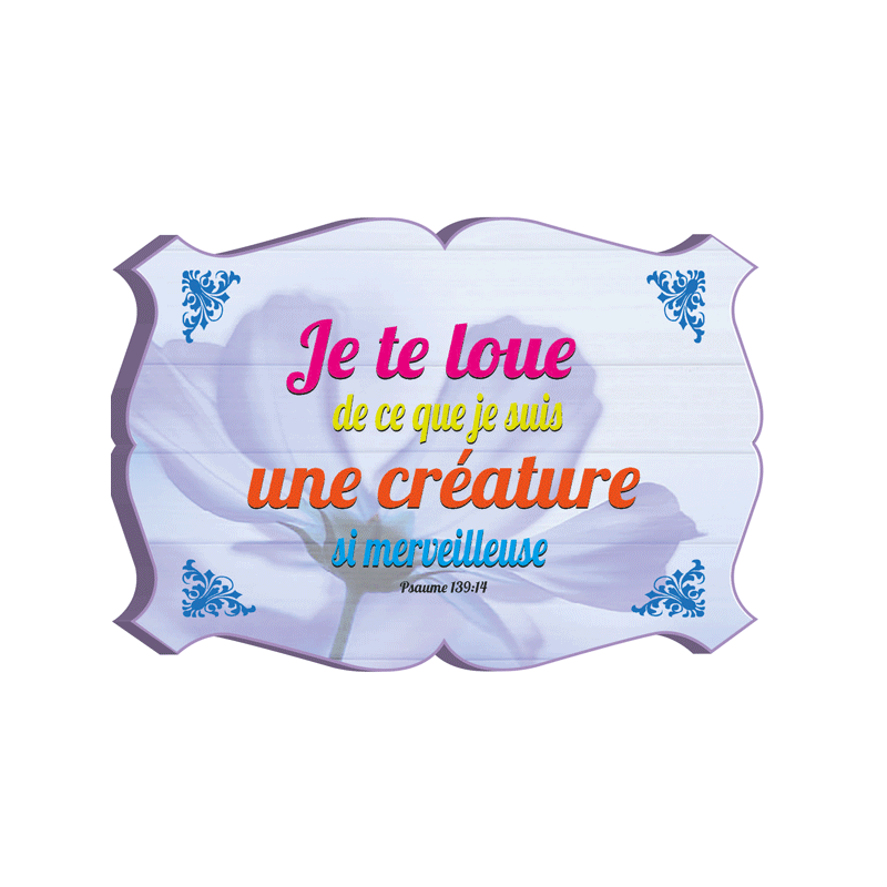 CADRE BOIS STYLE ECUSSON. LAVANDIN