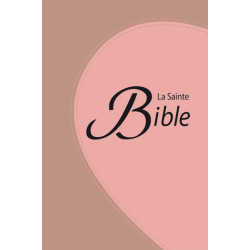 BIBLE COMPACT SEGOND 1910 DUO ROSE ET SAUMON