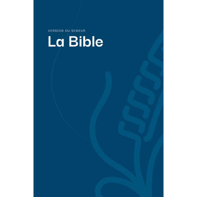 BIBLE SEMEUR RIGIDE BLEUE