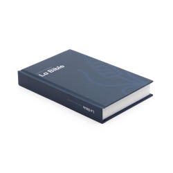 BIBLE SEMEUR RIGIDE BLEUE