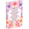 COURONNE FLEURS ROSE. PSAUME 121