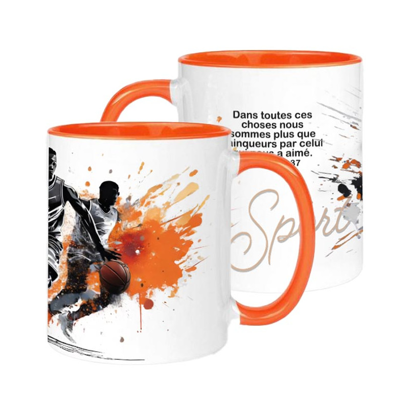 MUG BICOLORE SPORT BASKET