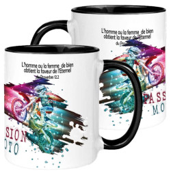 MUG BICOLORE SPORT MOTO