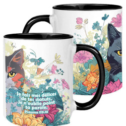 MUG BICOLORE THEME CHAT PS.119