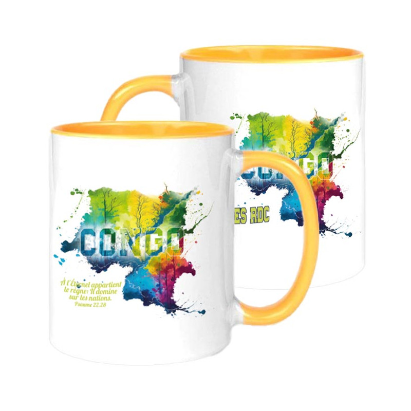 MUG BICOLORE GOD LOVES RDC