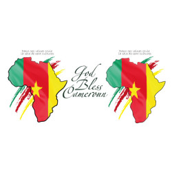 MUG BICOLORE TYPO "CAMEROUN"