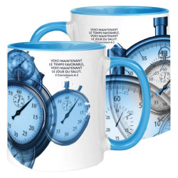 MUG BICOLORE MONTRES 2 CORINTHIENS 6.2