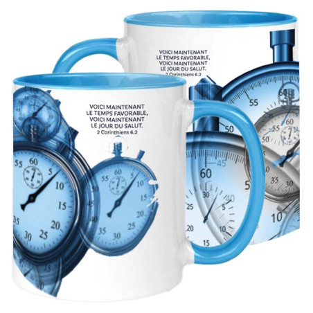 MUG BICOLORE MONTRES 2 CORINTHIENS 6.2