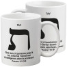 MUG BLANC TYPO LETTRE HEBRAÏQUE TAV