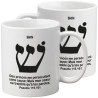 MUG BLANC TYPO LETTRE HEBRAÏQUE SHIN PSAUME 119.161