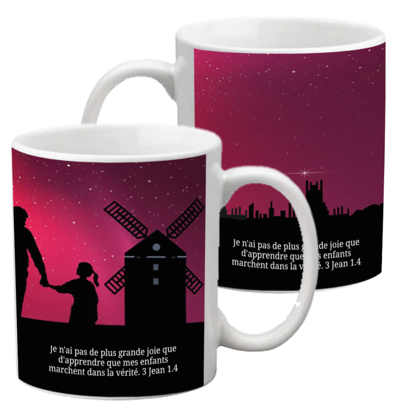 MUG BLANC CIEL ROUGE MOULIN 3 JEAN 1.4