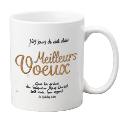 MUG BLANC MEILLEUR VOEUX GALATES 6.18