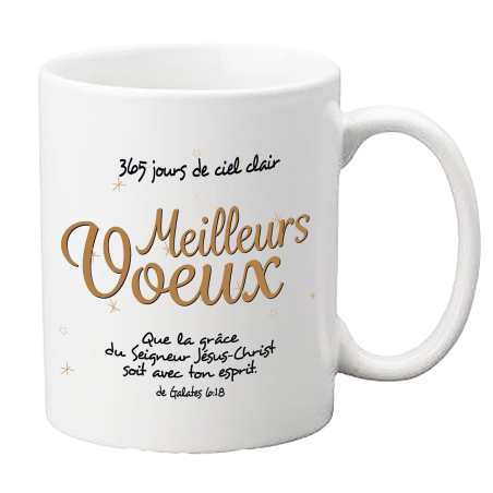 MUG BLANC MEILLEUR VOEUX GALATES 6.18
