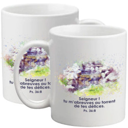 MUG BLANC NATURE PSAUME 36.8