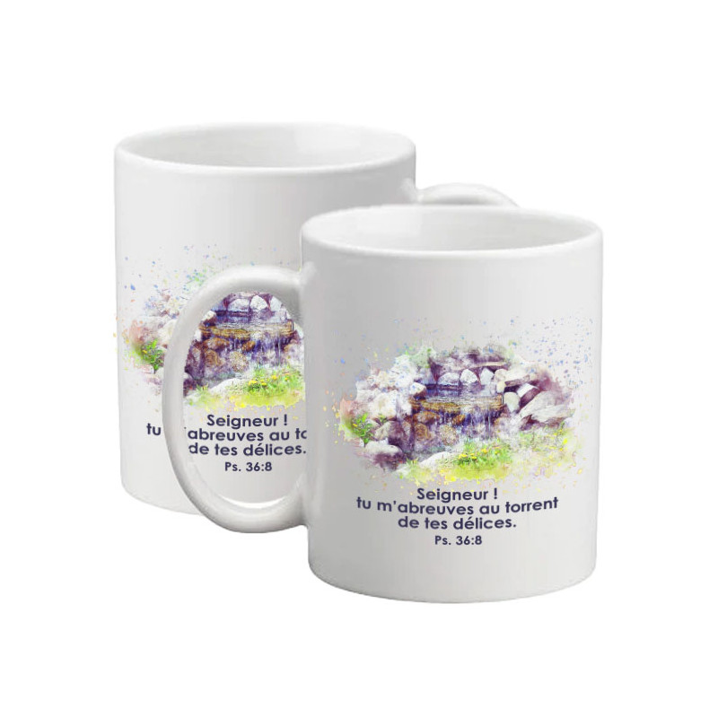 MUG BLANC NATURE PSAUME 36.8