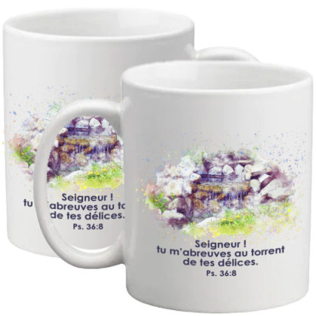 MUG BLANC NATURE PSAUME 36.8