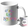 MUG BLANC BAPTEME. MARC 1.8