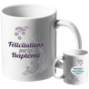 MUG BLANC BAPTEME