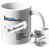 MUG BLANC ANNIVERSAIRE HOMME. JOB 22.26