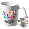 MUG BLANC ANNIVERSAIRE FEMME. PSAUME 32.8