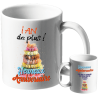 MUG BLANC ANNIVERSAIRE. 2 CORINTHIENS 9.8
