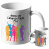 MUG BLANC THEME DIVERS. PSAUME 51