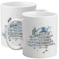 MUG BLANC THEME DIVERS...