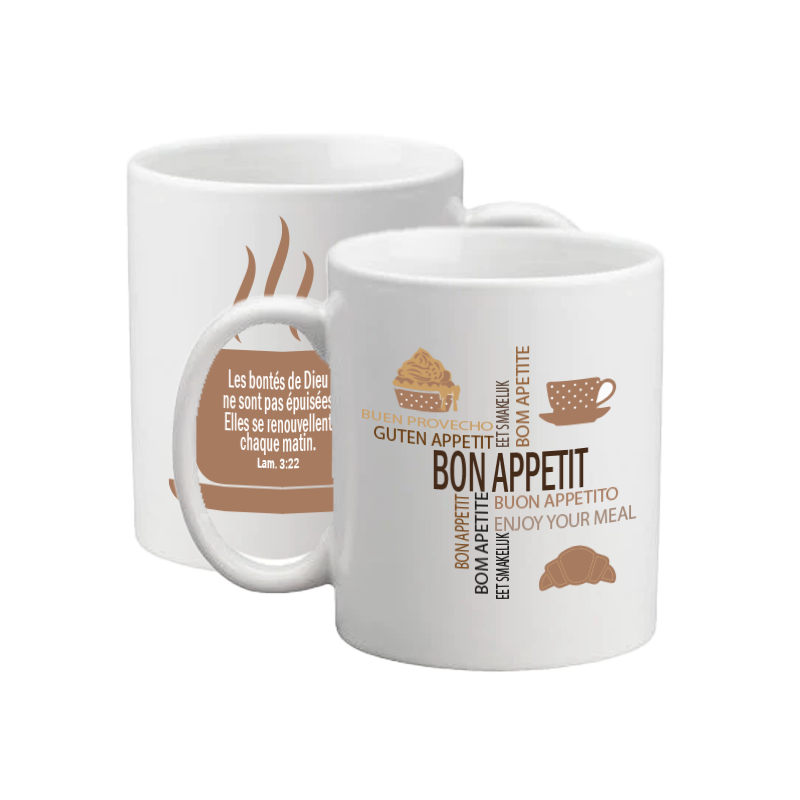 MUG BLANC THEME DIVERS LAMENTATIONS 3.22